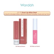 Dual Lip Bliss Deal ( Colorfit Ultralight Matte Lipstick & Wardah Everyday Cheek and Lip Tint )