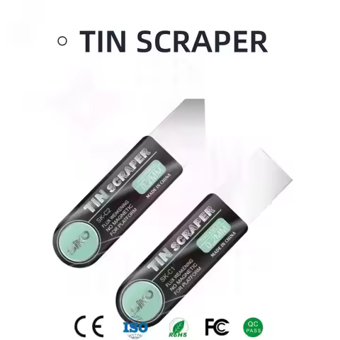 Ultra Thin 0.2mm Tin Spatula BGA Reballing Scraper Mobile Phone Repair Glue Remover Blade For BGA St