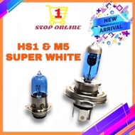 BULB FOR MOTORCYCLE PREMIUM SUPER WHITE HS1 & M5