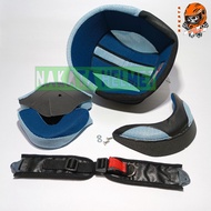 GM EVO EVOLUTION helmet foam FULLSET SET + BUCKLE STRAP