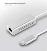 萊特 手機配件 IPHONE專用 RJ45 轉 Lightning網路轉接線 隨插即用 有線不卡 BMW ENET