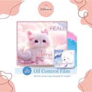 FEALI - Oil Control 3in1 Oil Paper + Puff + Mirror