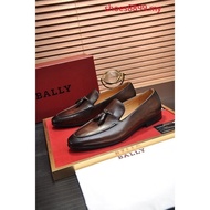 2023 Bally Men's Leather Shoes Genuine Leather Men's Shoes Men's Flat Shoes