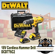 DEWALT DCD776C2 CORDLESS 18V HAMMER DRILL DRIVER