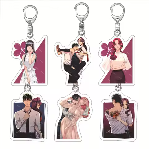Anime Somei Yoshino Yakuza Fiancé: Raise Wa Tanin Ga Ii Action Acrylic Key Chain Backpack Pendant To