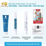 ( TẶNG MẶT NẠ ) Mua 1 Tặng 3 Peel Da Vi Tảo Mix retinol Tái Tạo Da Sinh Học Chính Hãng - MOCHA của