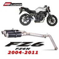 FZ6  FZ6S Full System Exhaust For YAMAHA FZ6 FZ6N Motorcycle Muffler Exhaust Escape Front Middle Pip