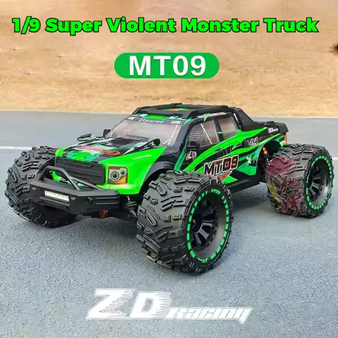 ZD Racing 1/9 MT09 RC Monster Truck 4WD Brushless Electric High Speed Off Road All Terrain Vehicle F