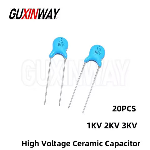 20PCS 1000V High Voltage Ceramic Capacitor 1KV 2KV 3KV 101K 151K 221K 331K 471K 561K 681K 821K 102M 