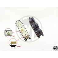 Toyota Land Cruiser Prado HDJ100 UZJ100 FZJ100 FZJ105 HZJ105 Power Window Main Switch 7pin + 14pin 8