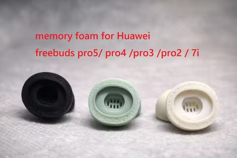 1pair Memory Sponge Eartips for HUAWEI FreeBuds 7i 6i Pro5 PRO4 PRO3 PRO2 Earphone Sponge Earplugs A