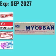 Mycoban 15g Antifungal Cream Ringworm White Spot and Athletes Foot Zarin Canesten Fungus Cream