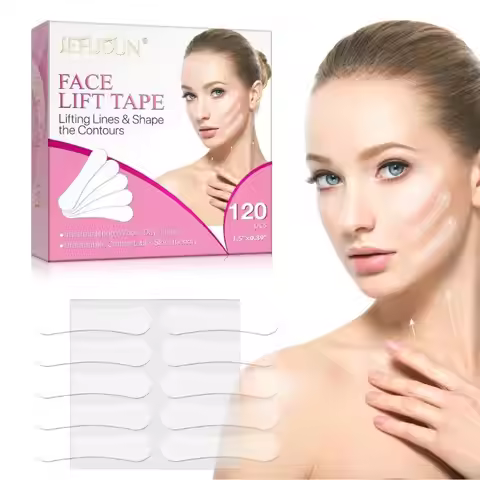 120pcs Face Lift Tape Invisible Face Lifting Tape Face Lift Bands Makeup Tool