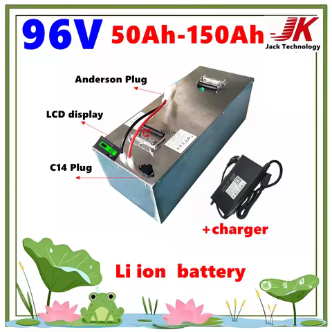 96V 100Ah 150Ah Lithium ion Battery BMS 26S for 2000W 5000W 9000W Four Wheeler Sightseeing Car EV mi