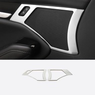aihei For Mazda 3 2019 2020 LHD Accessories Stainless steel Car Front door speaker audio Horn ring C