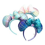 Farglory Ocean Park Farglory Ocean Park Mermaid Princess Headband Bow Headwear Mermaid Princess Shel