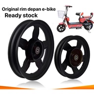 original front wheel ebike/ steel rim/ roda rim depan ebike