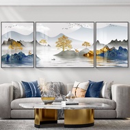 BAOGEYU | Modern Luxe Living Room Decorative Triptych Artwork