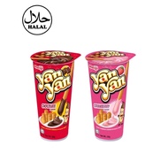 [PARTY PACK] MEIJI YAN YAN BISCUIT STICK & CREAM 44gm CHOCOLATE / STRAWBERRY