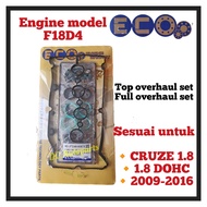 ECO ENGINE GASKET CHEVROLET CRUZE 1.8 ORLANDO 1.8 F18D4 ENGINE HEAD TOP / FULL OVERHAUL  SET