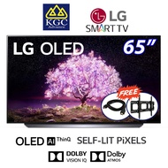 LG C1 OLED65C1PTB 4K Smart SELF-LIT OLED TV with AI ThinQ®  (65") [Free Bracket + HDMI Cable]