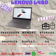 laptop lenovo thinkpad L480 CORE i5 GEN 8 RAM 8 SSD 512GB FREE GIFT