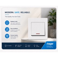 Hager 1 Gang Switch WGL111