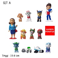 Paw Patrol Set Mini Figure/Skye Chase Cake Topper Display 12pc