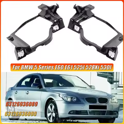 Fit for BMW 5 Series E60 E61 525I 528Xi 530I Auto Headlight Mounting Brackets Interior Accessories 6