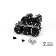 LESU Metal Air Tank Spare Parts for 1/14 RC Tamiya Tractor Truck Hydraulic Dumper Toys Model Car