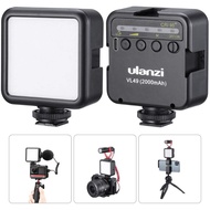 0ULANZI VL49 Mini LED Video Light 2000mAh Rechargeable Battery VL-49 RGB GoPro HERO Insta360 DJI DSL