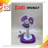 Kipas Angin Meja / Desk Fan Sanex 8 Inch Merek Sanex / Kipas Meja