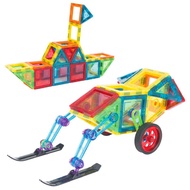 Magnetic Building Tiles 3D Building Blocks Magnet Tiles