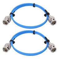 CAPChang RG179 Coaxial Cable 2FT/24inch 2 Pack Flexible 3G/6G HD-SDI BNC Cable Professional-SDI Cabl