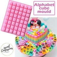 Alphabet &amp; multiplication table jelly silicone mould alphabets letters silicon mold