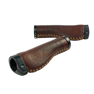 Strida Ergo Leather Grips | Shaped For Comfort | Bicycle Bike Mountain Road Racing Folding City Hybrid Gravel Electric