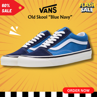 Vans old skool blue navy  รองเท้าผ้าใบแวนส์ สีฟ้า-น้ำเงิน Unisex