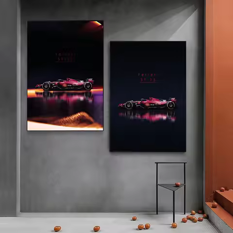 F1 Cars 2023 Season RedBull Racing RB19 F1 Car Poster and Prints Canvas Painting Wall Art Pictures f