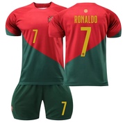 Adult Ronaldo Football Jersey 2022 Qatar World Cup Portugal Home and Away No. 7 Ronaldo Soccer Jerse
