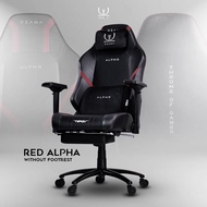 ♚OZAMA Official รุ่น ALPHA I "บัลลังก์" ของเกมเมอร์ที่เหนือว่า "เก้าอี้เกมมิ่ง" I ด้วยเบาะ Memory Fo