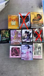 賣8盒全新長闊盒模型figure小熊維尼pooh數碼暴龍龍珠神龍melody火影忍者