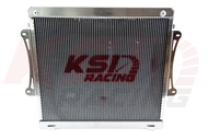 หม้อน้ำ อลูมิเนียม KSI RACING เต็มใบ 2 ช่อง ตรงรุ่น Toyota REVO  FORTUNER 2.4-2.8 โตโยต้า รีโว่  ฟอร