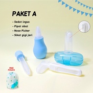 Package A (Snot Suction Pipette Medicine NOSE PICKER Finger Toothbrush) BABYCARE Package BABYCARE Su