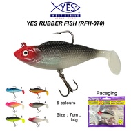 Yes Rubber Fish  (7cm , 14g)