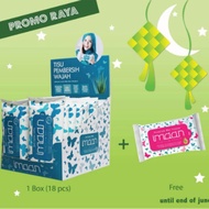 IMAAN WIPES TISSUE X1 BOX +1 Pek Argan Pink+FREE GIFT