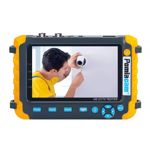 IV8W CCTV Tester 5 Inch TFT LCD Monitor 8MP TVI AHD 8MP CVI CVBS Analog CCTV Tester VGA HDMI Input C