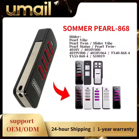 SOMMER PEARL SOMloq2 4018 4018V000 4019V000 4018V064 sommer Pearl Vibe Twin 868MHz S10019 TX55-868-4