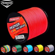 Dunbarzi 1pc 300M 500M 1000M Proberos Premier Multifilament PE Braided Fishing Line 4 Stand 6LB 30LB