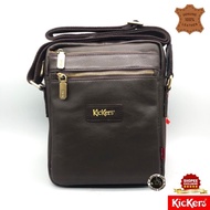 New Arrivals Kickers Men’s Premium Leather Sling Bag ( KIC-S 89734 )
