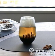 藍田門市🔥現貨-丸モ高木陶器  看日落的玻璃風景啤酒杯
